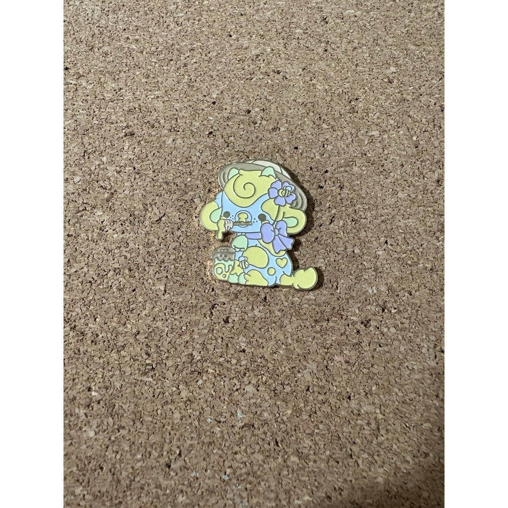 Bright Bat Design Harvest Cows Enamel Pin- Honey Cow